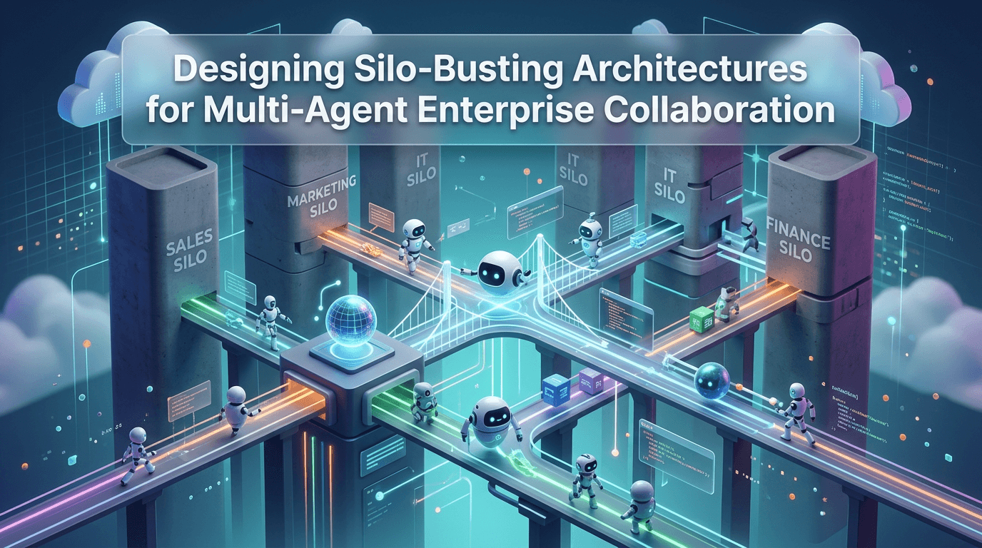 Designing Silo-Busting Architectures for Multi-Agent Enterprise Collaboration