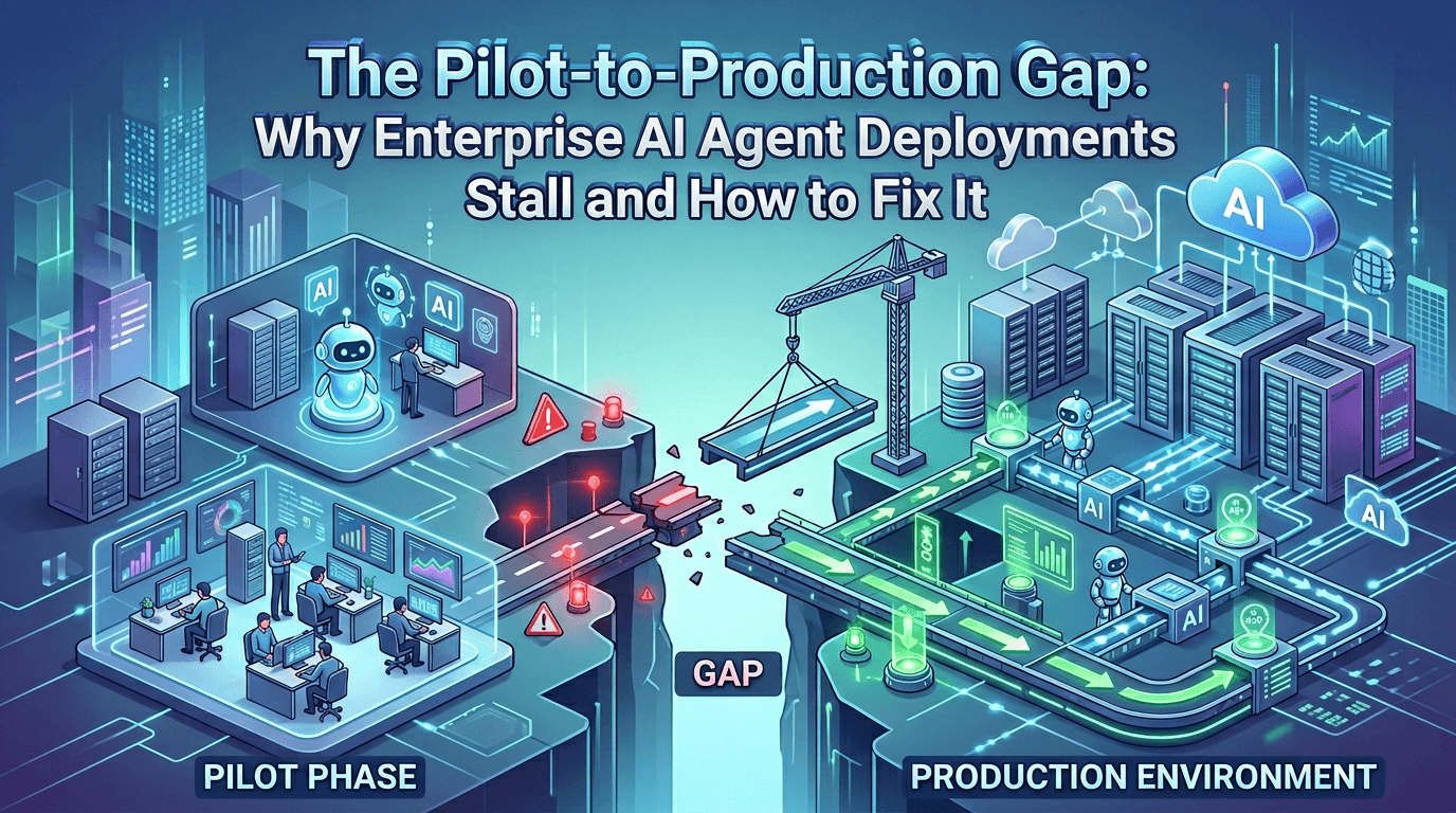 The Pilot-to-Production Gap: Why Enterprise AI Agent Deployments Stall and How to Fix It